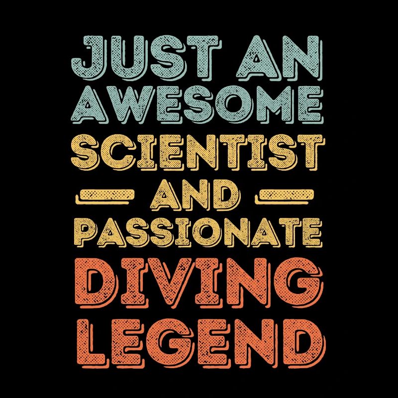 Scientists diving retro