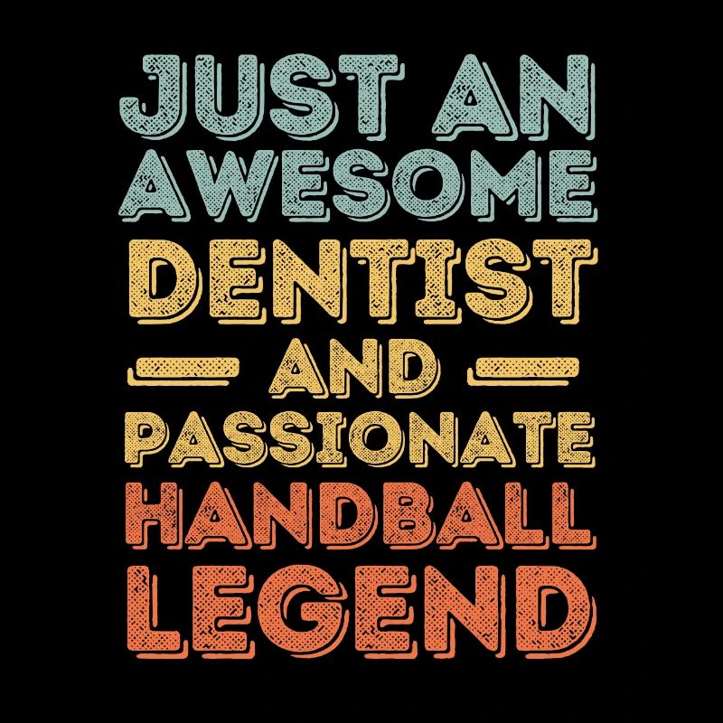 Dentiste Handball rétro