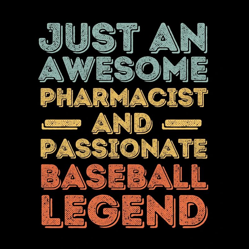 Apotheker Baseball-Legende retro