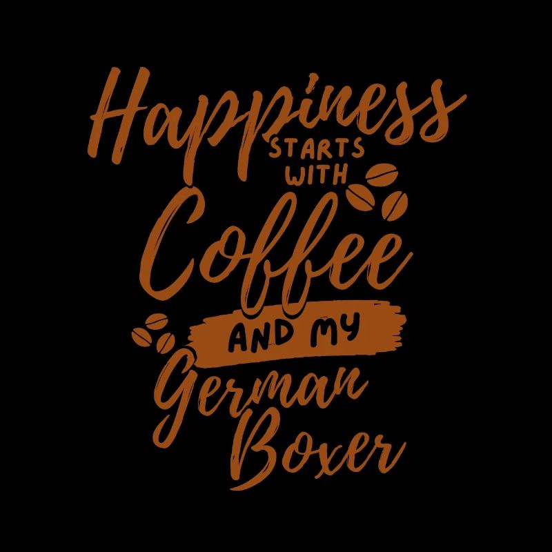 Coffee German-boxer lover