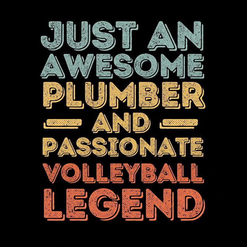 Plumber Volleyball legend retro