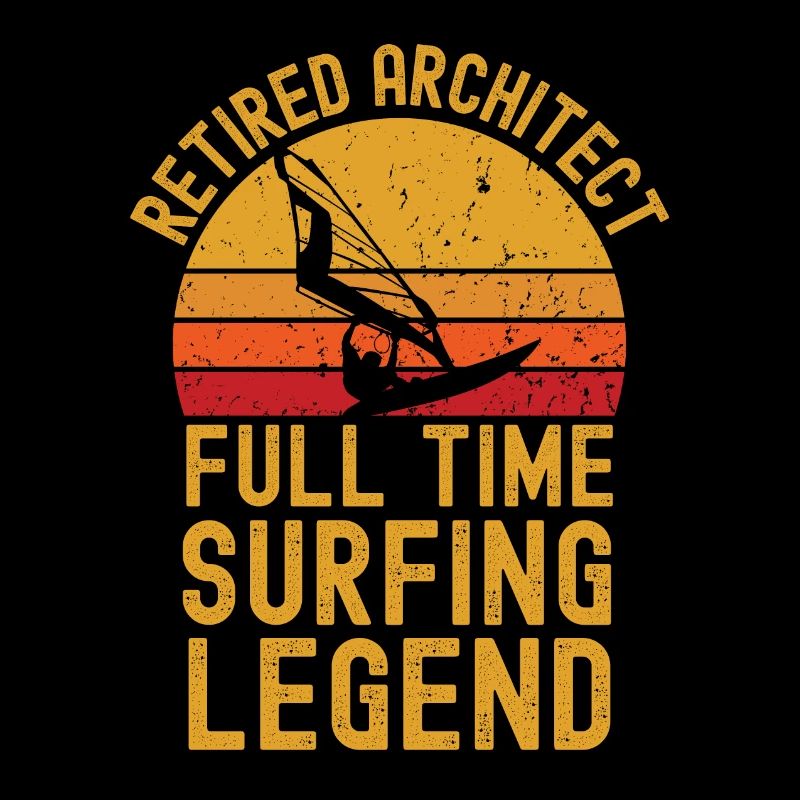 Retired architect windsurfing legend