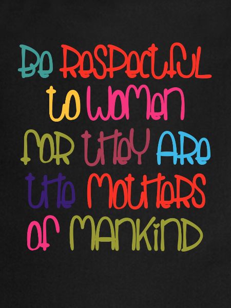Be Respectful