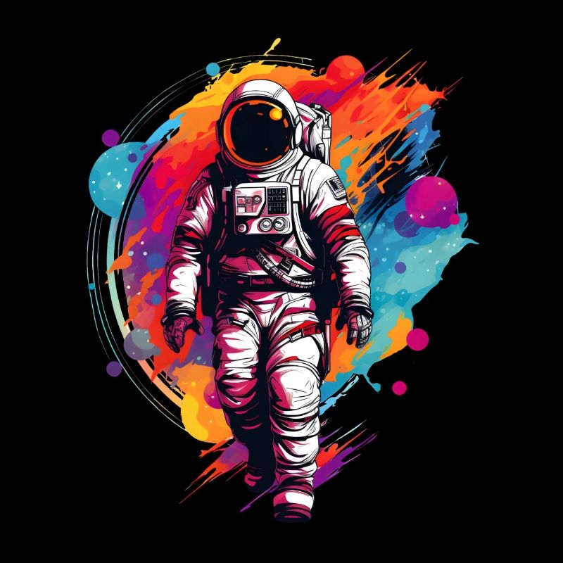 Astronaute coloré