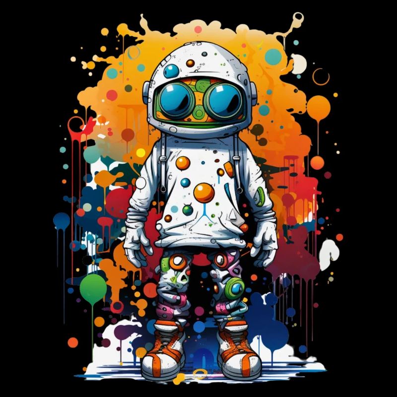 Galactic Artistry: Blast Off with Trendsetting.