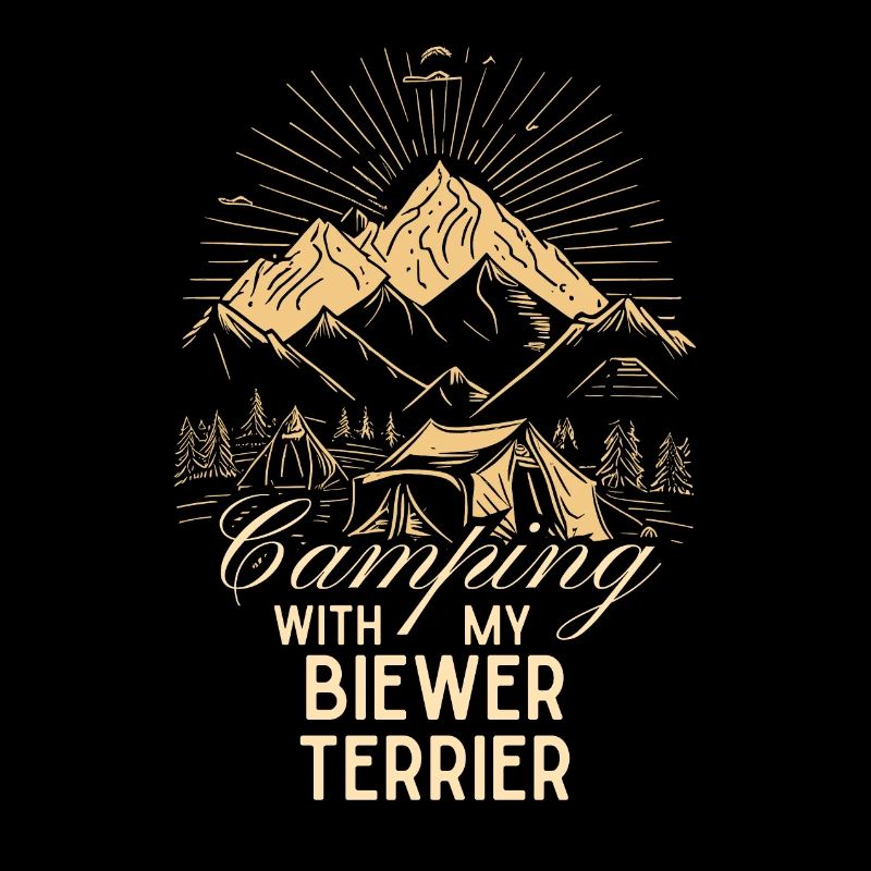 Biewer Terrier Camping
