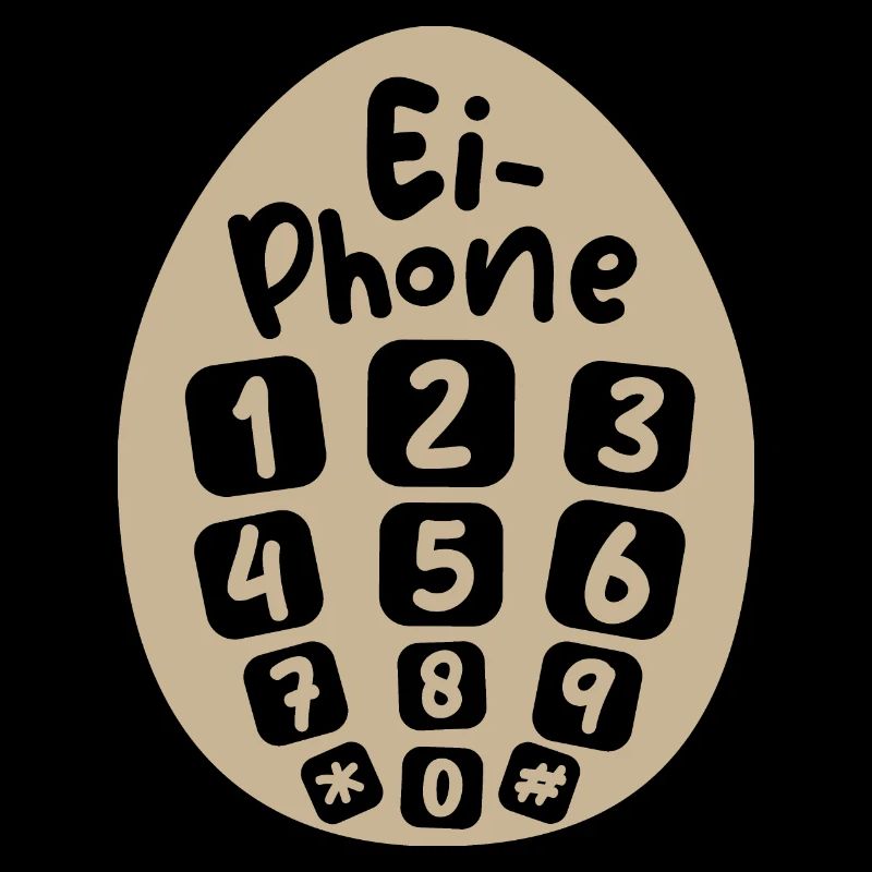 Ei Phone lustig Sprüche Ostern Symbol comic icon