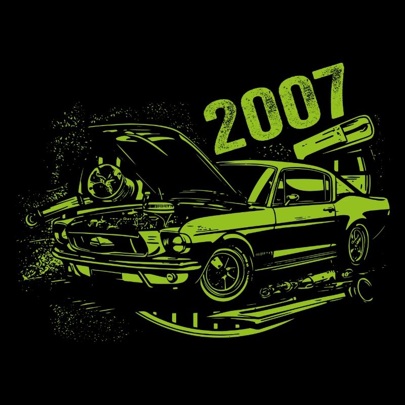 2007 Geburtstag Oldtimer Modell 2007 Vintage 2007