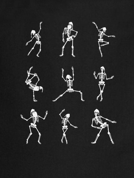 Silhouettes de danse dynamiques