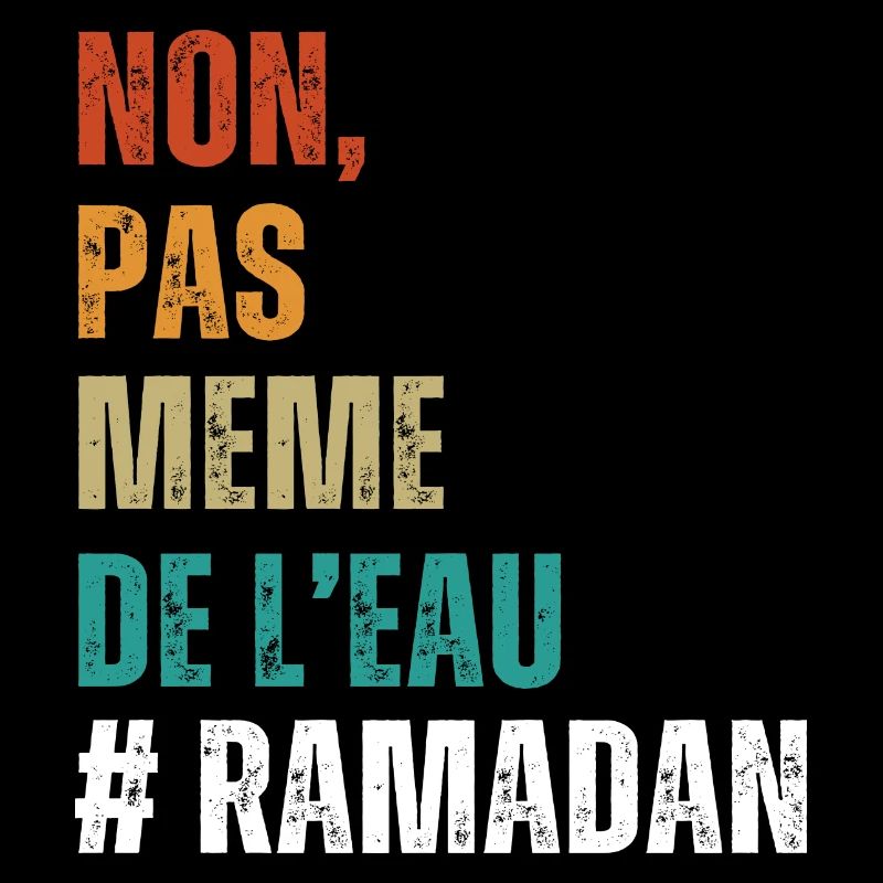 Non pas même de l' eau humour ramadan cadeau islam