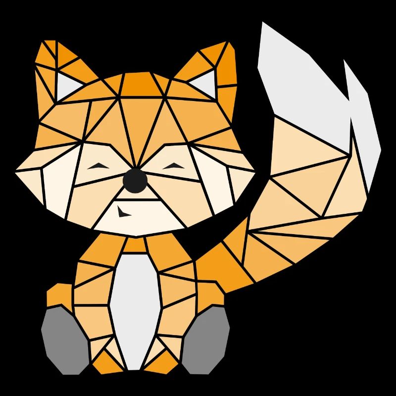 Fox geometrically colored