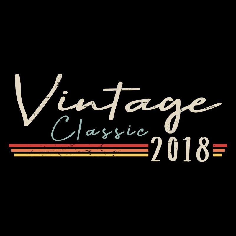 Vintage Original since 2018 Geburtstag Retro 2018