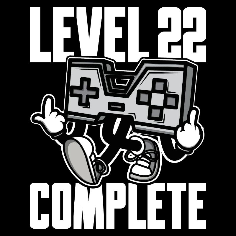 Level 22 Complete Geburtstagsgeschenk 22 Jahre