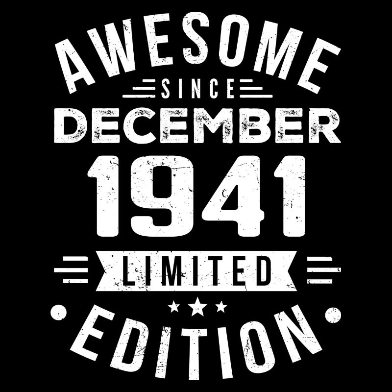 Birthday present born in December 1941