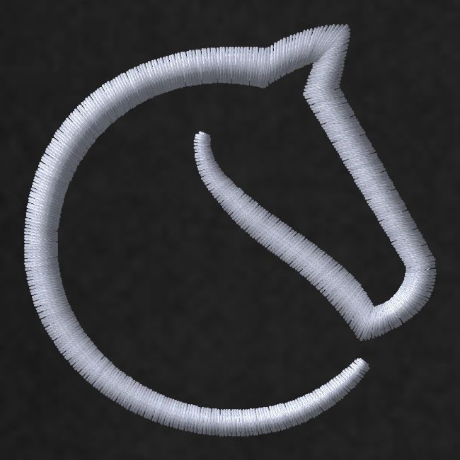 embroidered lichess logo