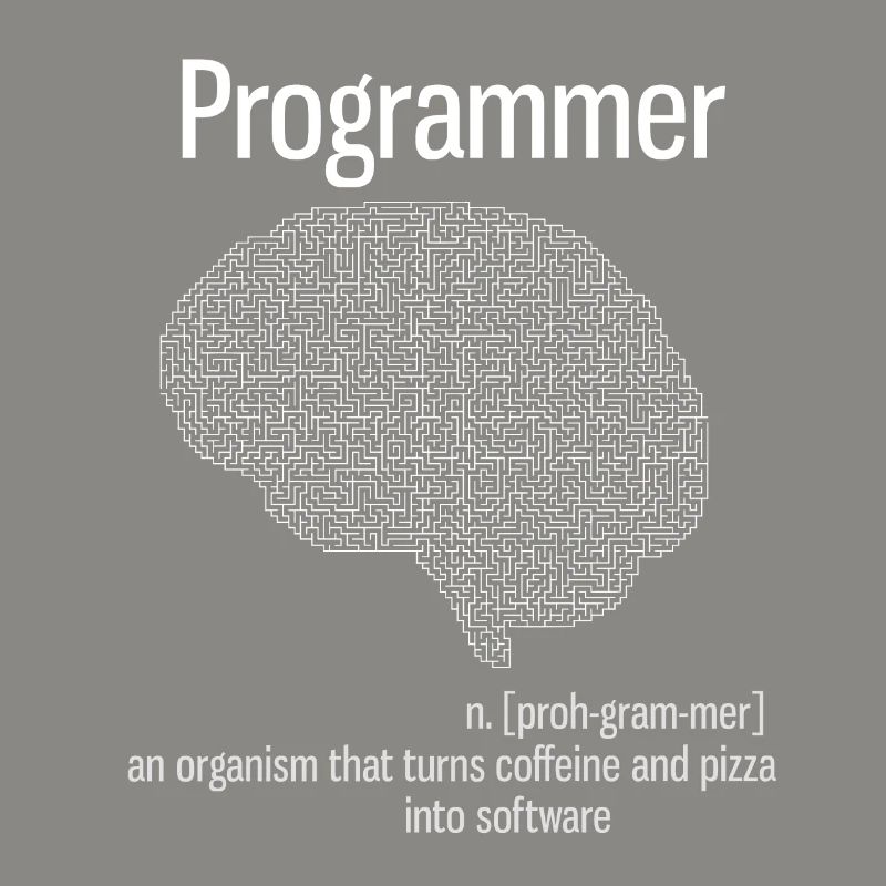 programmer brain pc informatik definition pizza lo