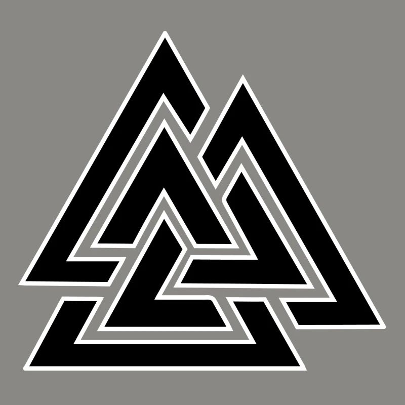 Triangular intertwined pattern