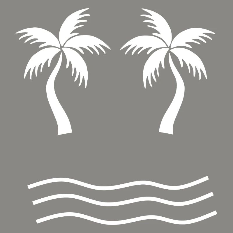 Palm Tree White