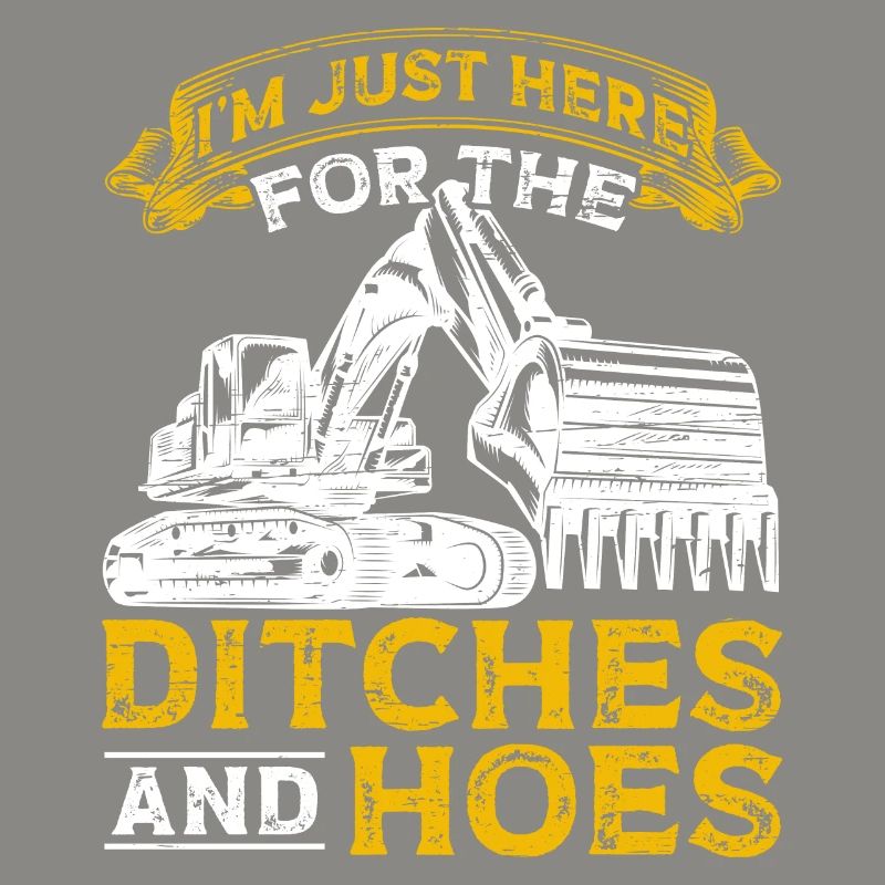 Funny construction workers & construction site excavator drivers