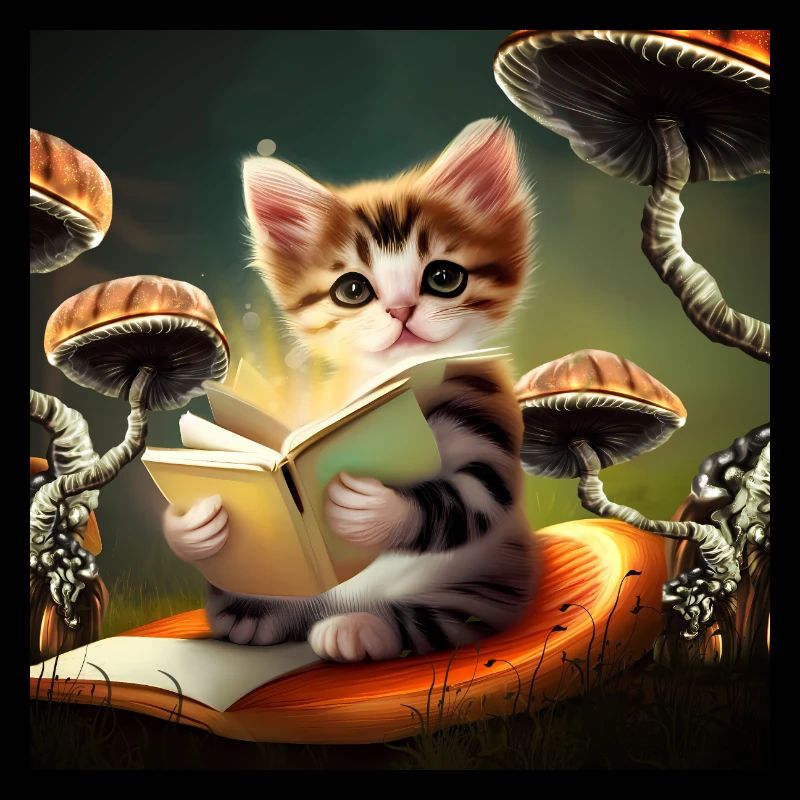 Une jolie aventure de lecture de chaton