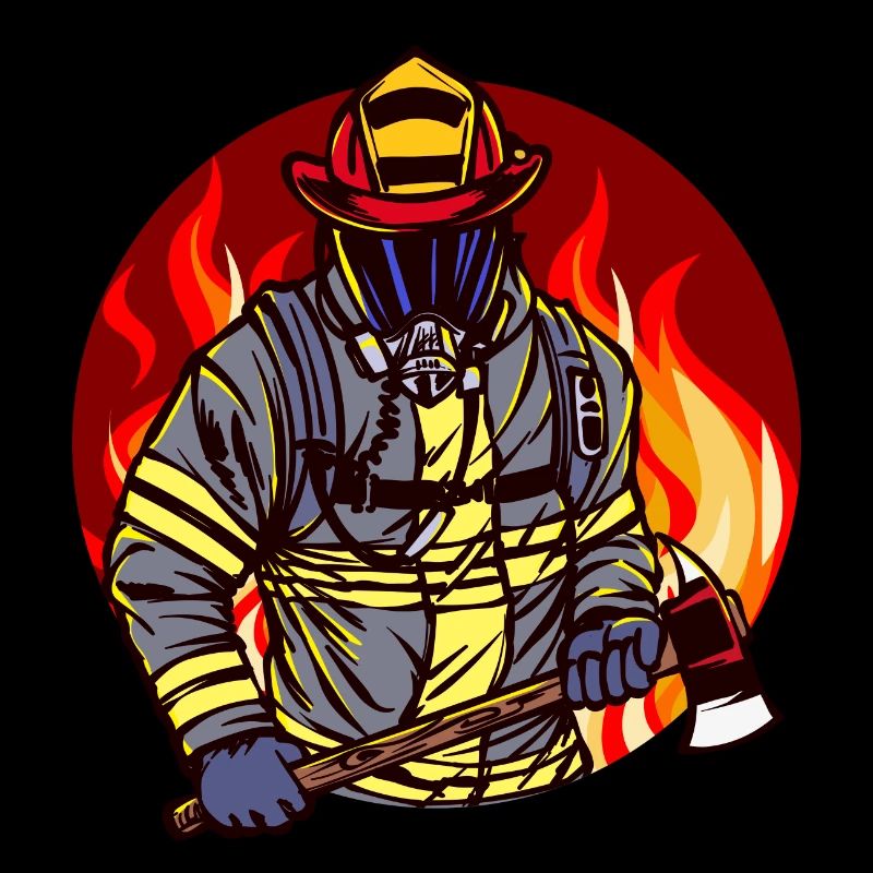 Fire brigade fire fire protection firefighter rescuer