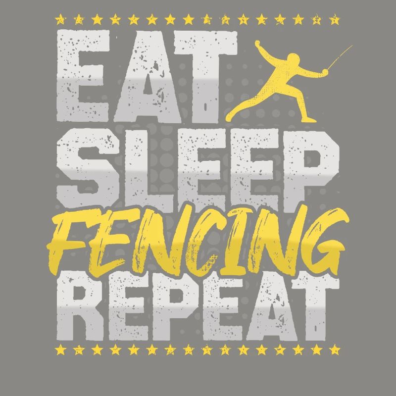 Escrime Manger Dormir Répéter Épée Épée de combat