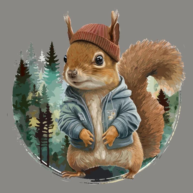 Niedliches Eichhörnchen