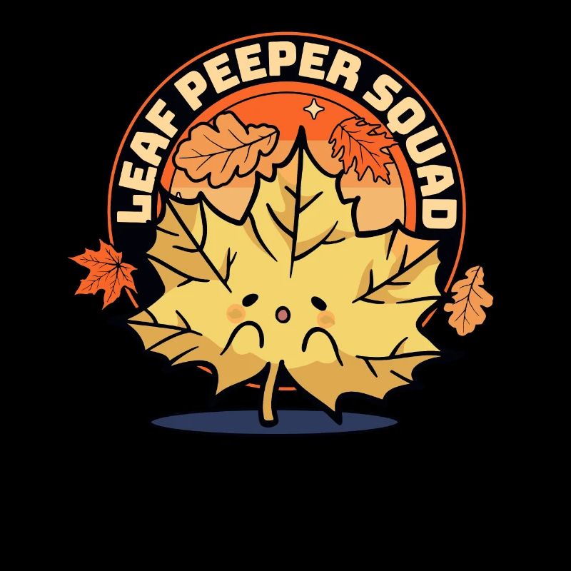 Leaf Peeper Squad Herbst Laub Leaf Peeping Herbst