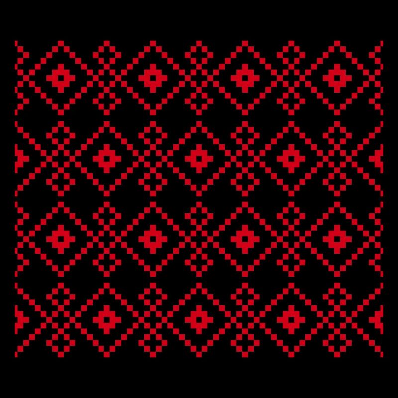 Weihnachtlicher einfarbiger Pullover (rot)