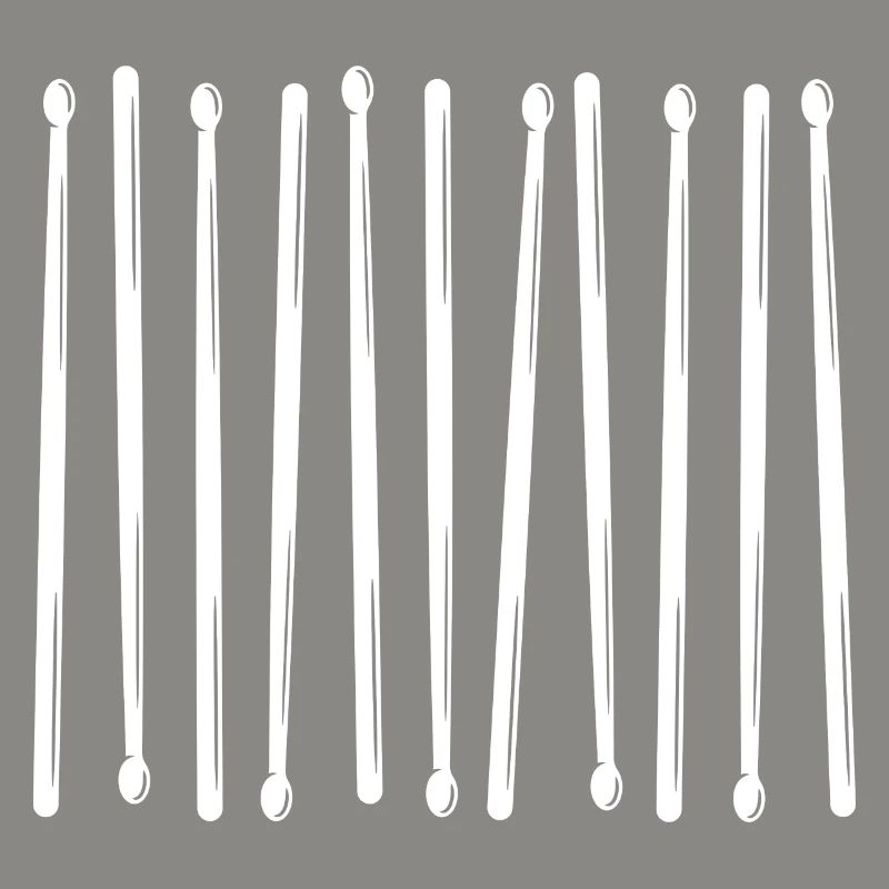 Drumsticks Vertical Pattern