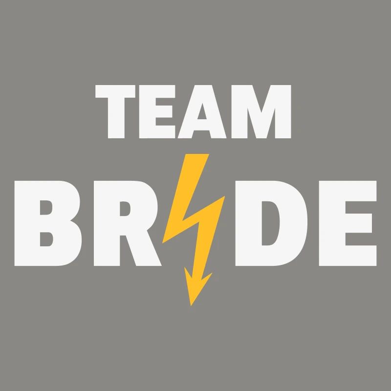 Team Bride Flash (Braut JGA Polterabend / 2C NEG)