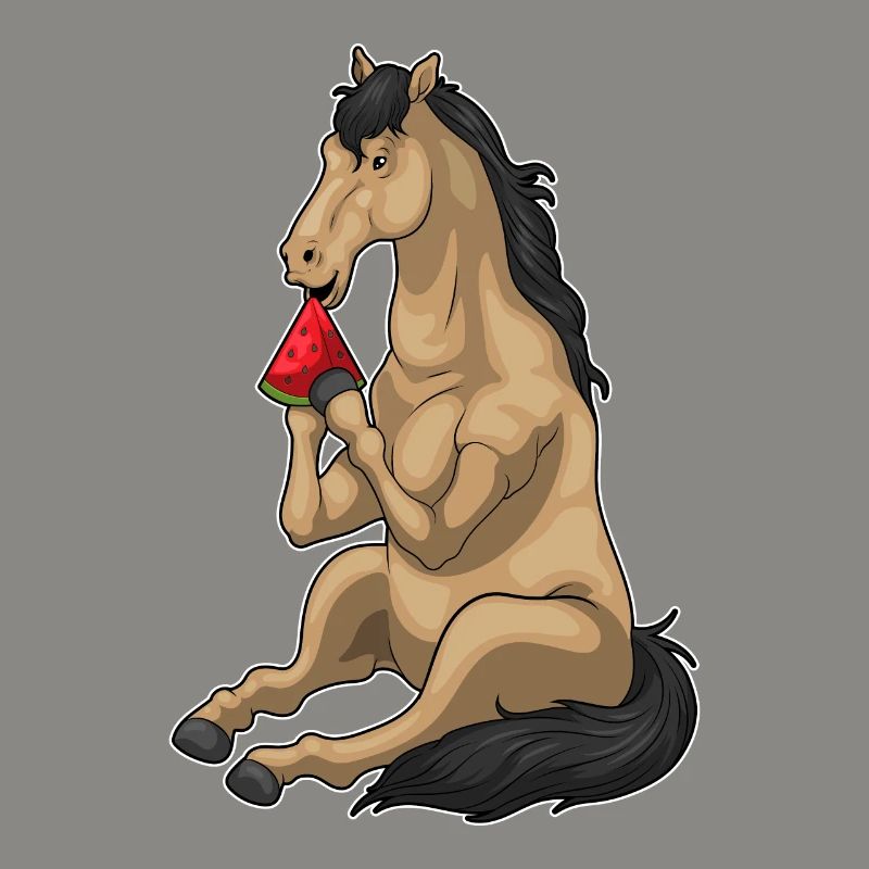 Cheval Pastèque Fruit