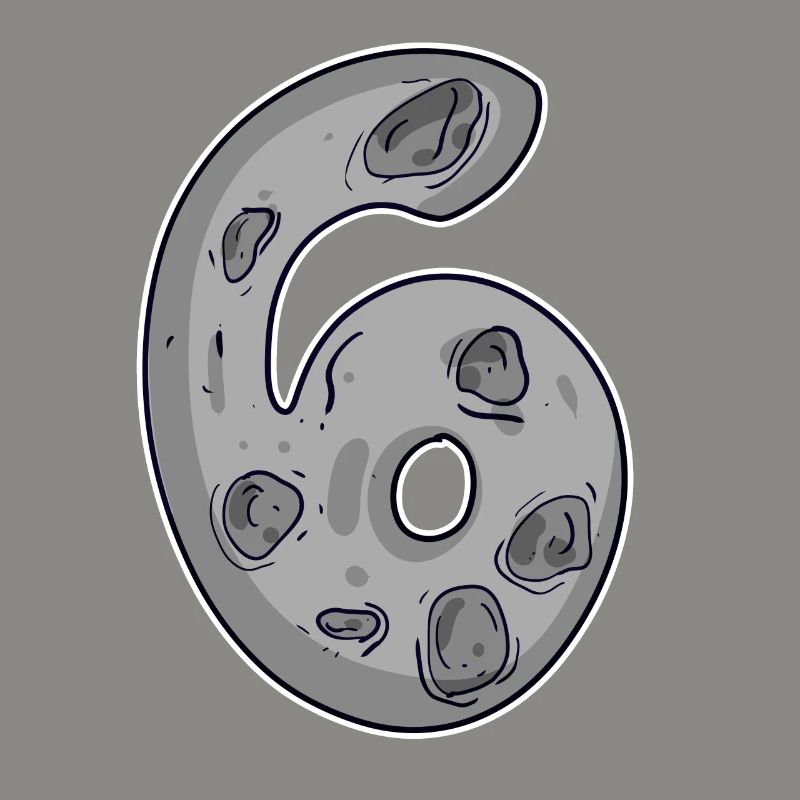 Numéro 6 Numéro Lune de l’espace
