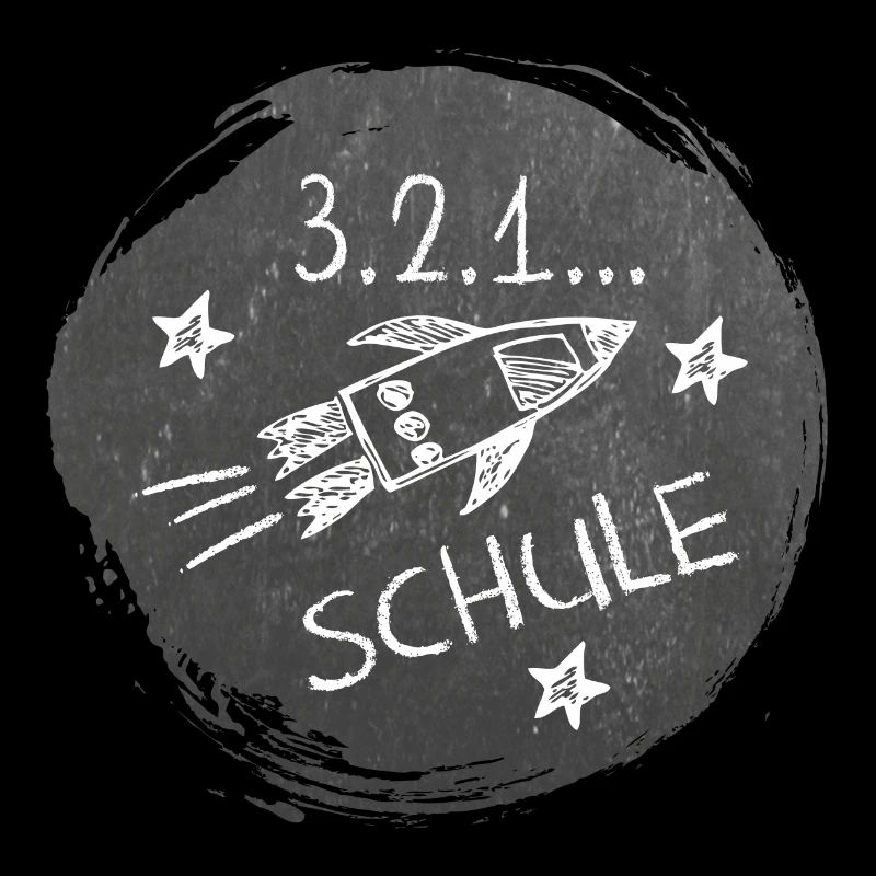 Schulstart - 3-2-1-Schule | Rakete Tafeloptik