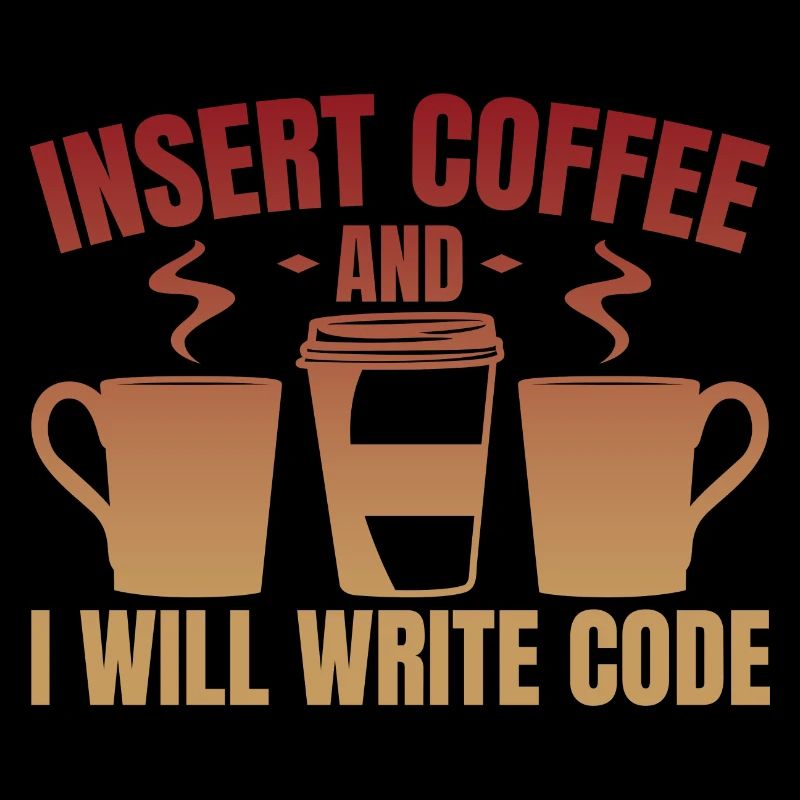 Kaffee einwerfen und Code schreiben