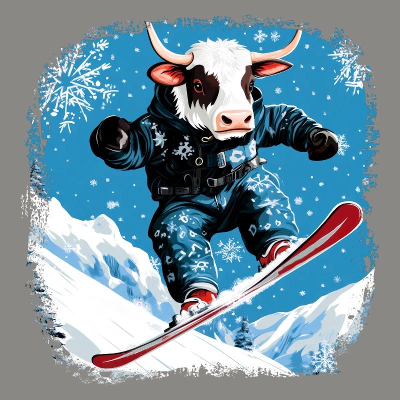 Vaches snowboard