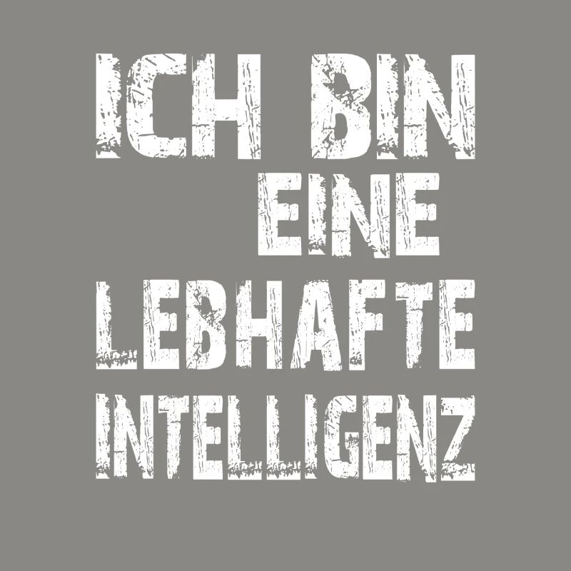 KI Spruch Ich bin eine lebhafte Intelligenz