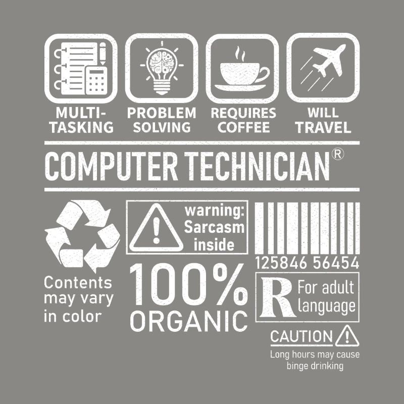 Technicien en informatique multitâche résolution de problèmes