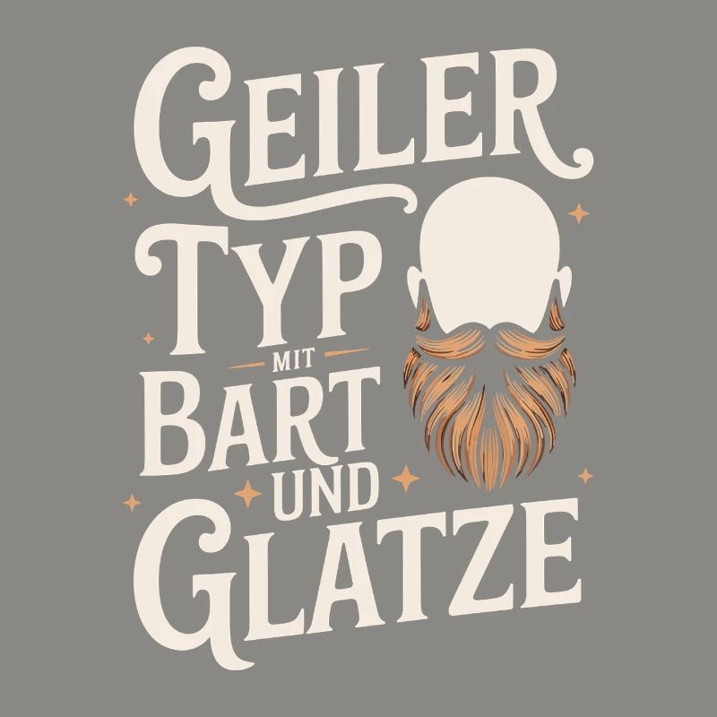 guy with beard & bald head beard wearer