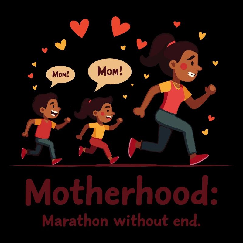 Être mère : un marathon sans fin.