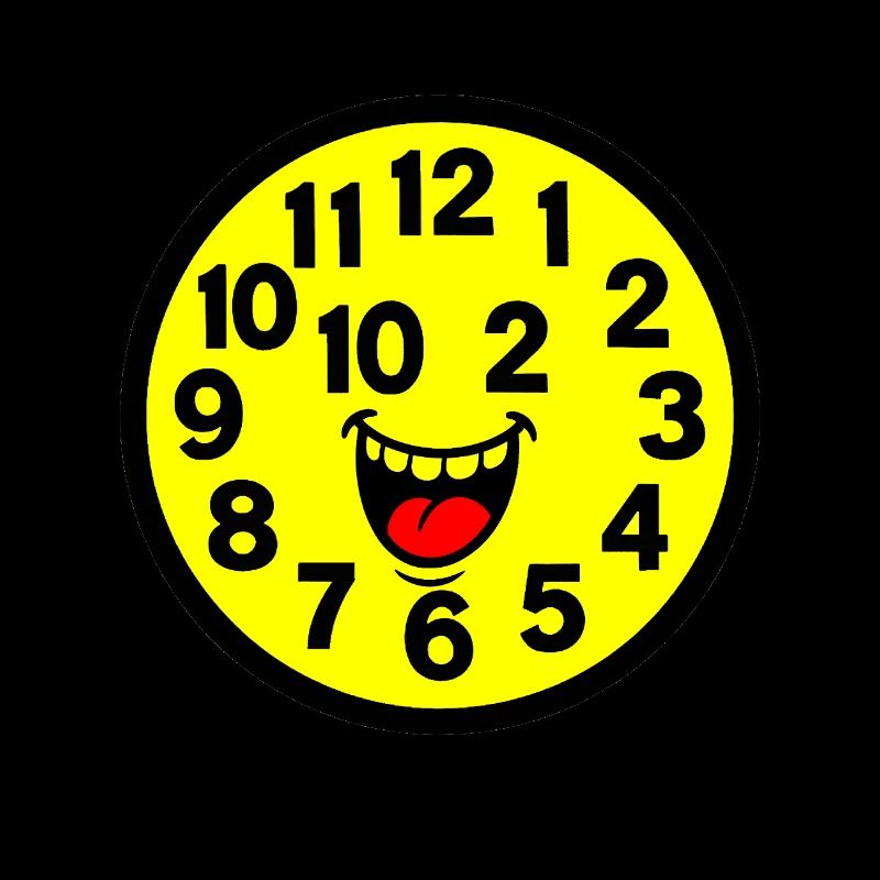 Cheerful Parodized Clock Design