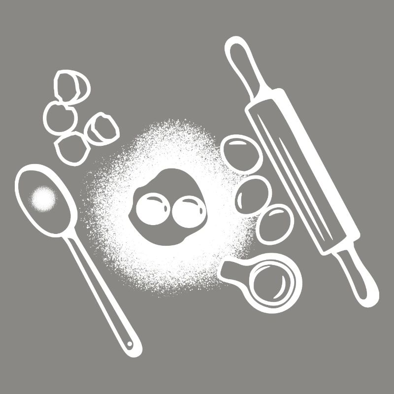 Dessin des ingrédients de cuisson