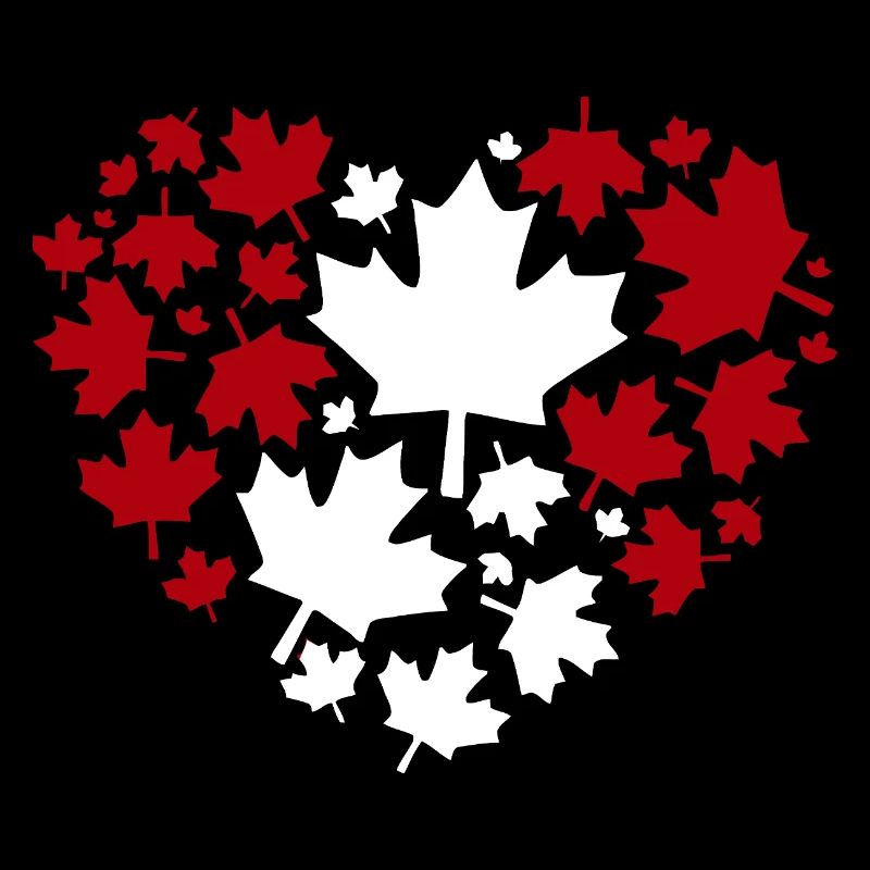 Maple Leaf Heart Pattern