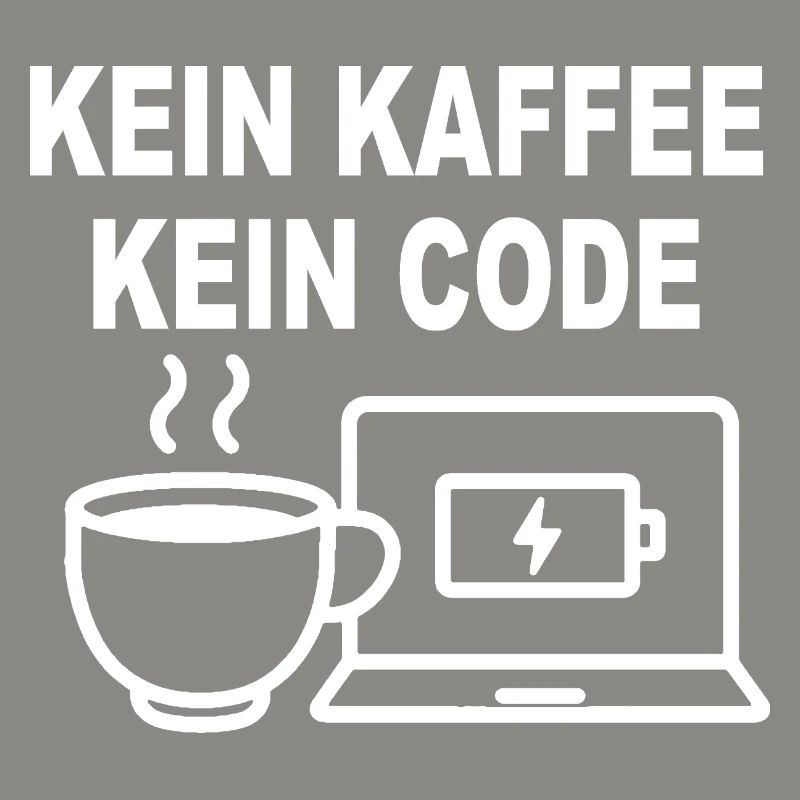 Kein Kaffee Kein Code - Conception de programmeur amusant