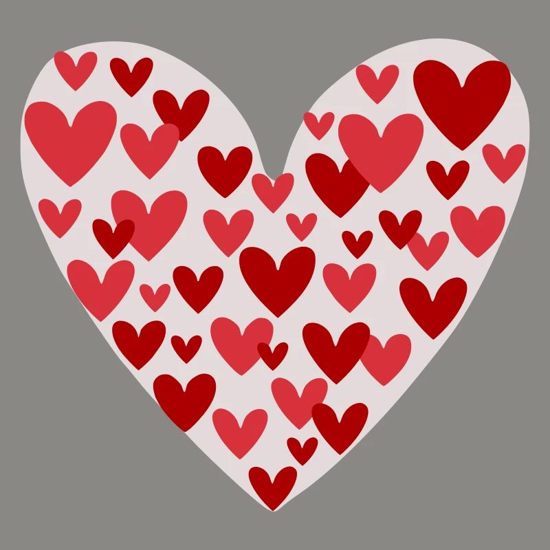 Many hearts pattern