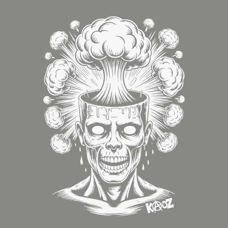 Creative explosion and comic illustration
