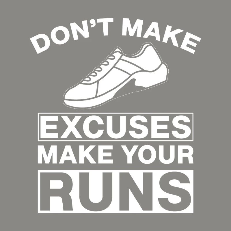 Marathon Runner Don´t Make Excuses Running Gift