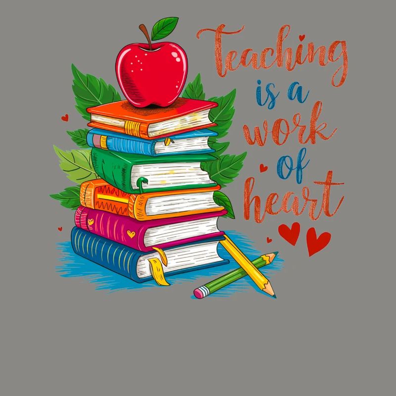 Enseignant Bokstack et Hjärta