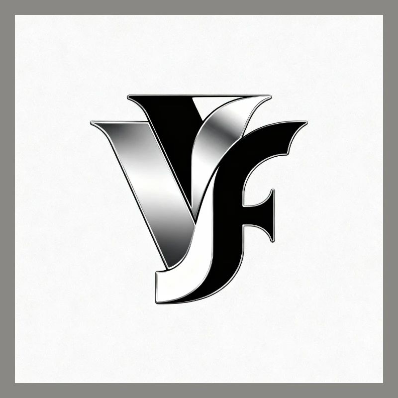 VF Monogramm Metallisch