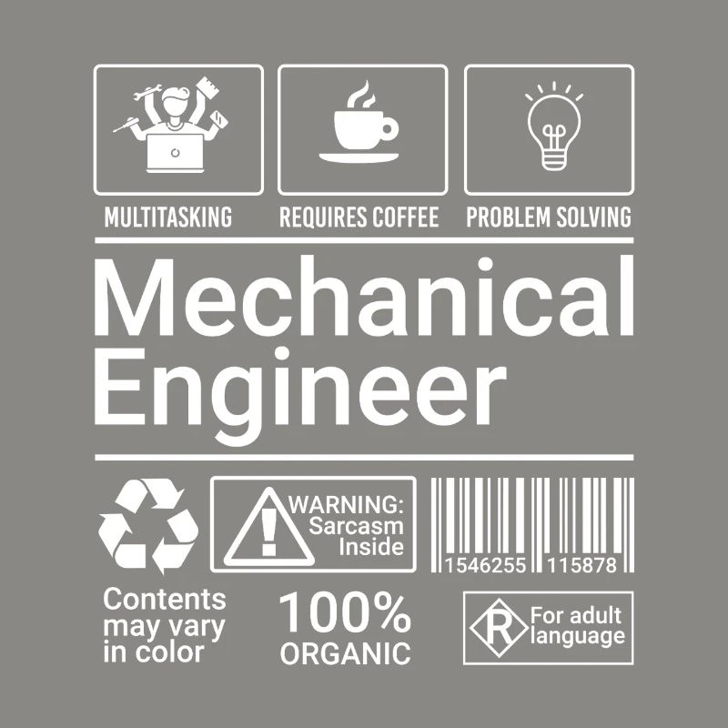 Mechanical Engineer Description Sarcastic Geek